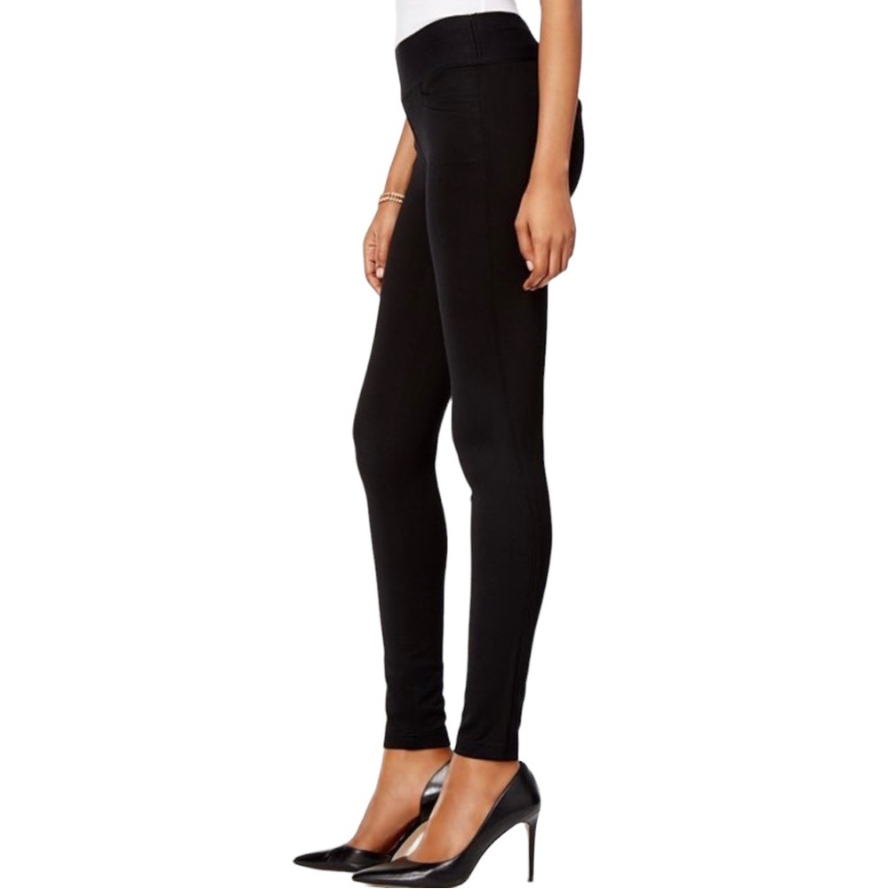 Style & Co. Black Mid Rise Ponte Knit Leggings Size Small
